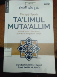 Image of TALIMUL MUTA'ALLIM