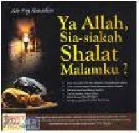 Image of Ya Allah, Sia-siakah Shalat Malamku?